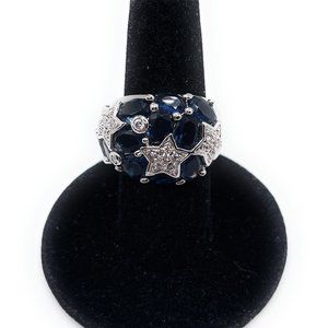 Cookie Lee Crystal ring size 7.5 (29011)